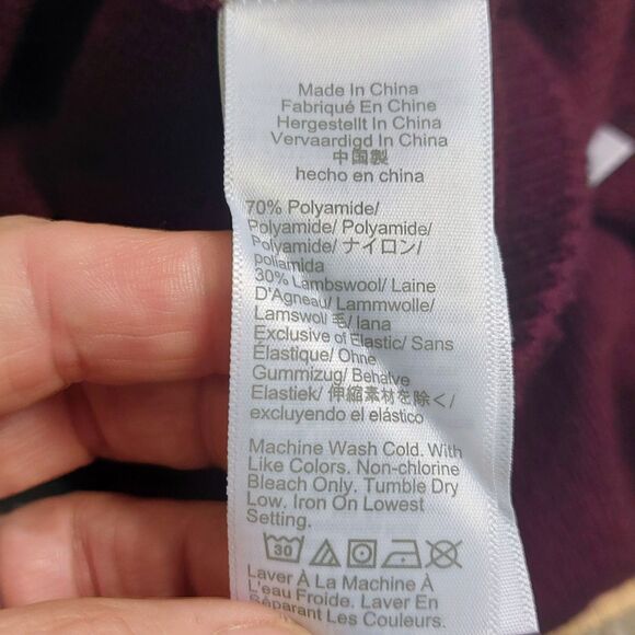 J Crew Supersoft Lambswool Blend Sweater Men's XXL Cabernet Crew Neck AA027 NEW - Picture 4 of 6